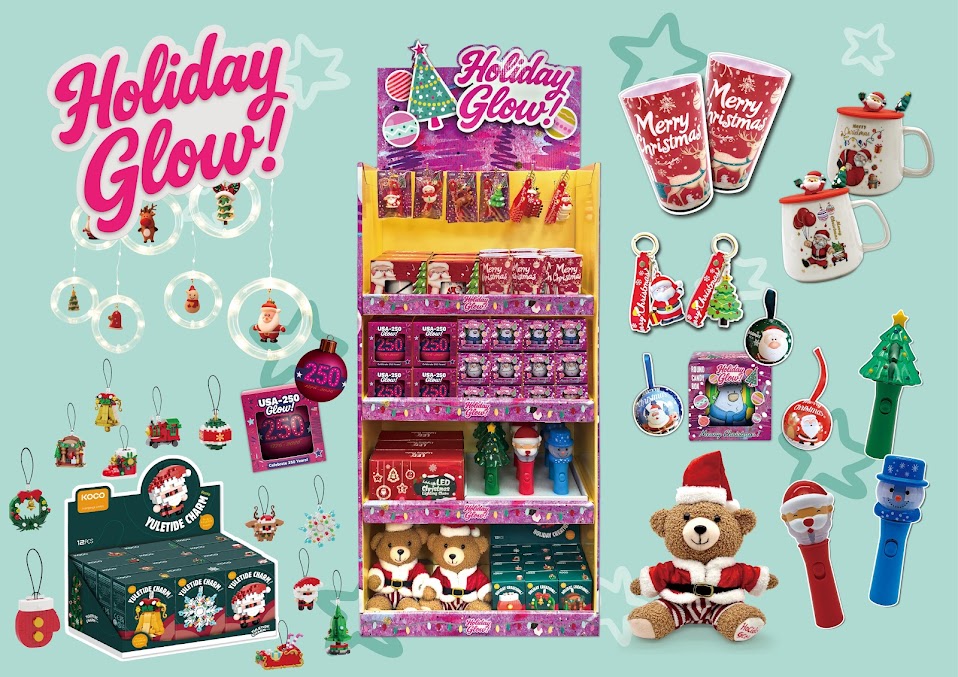 Christmas Endcap — Holiday Glow